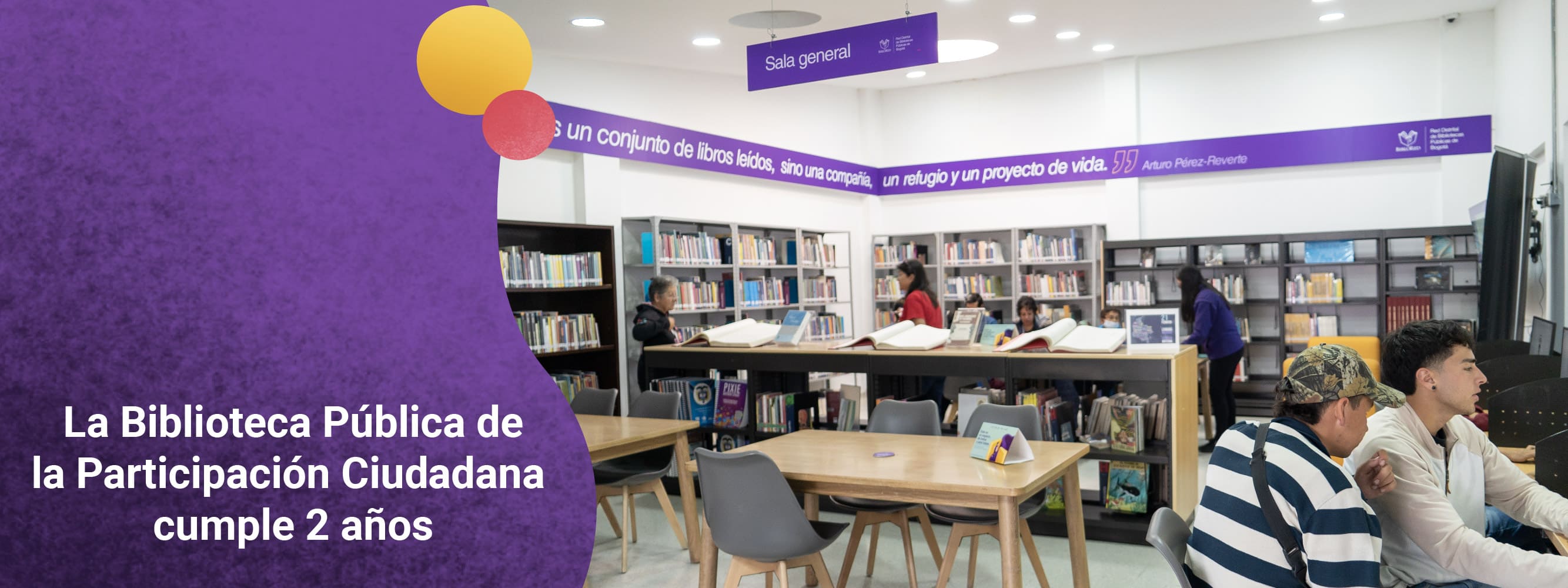 ¡La Biblioteca Pública de la Participación Ciudadana cumple 2 años!