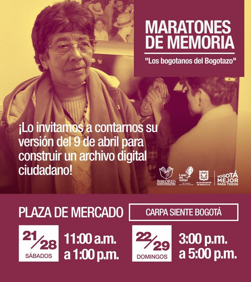 Bogotanos del Bogotazo - Invitación