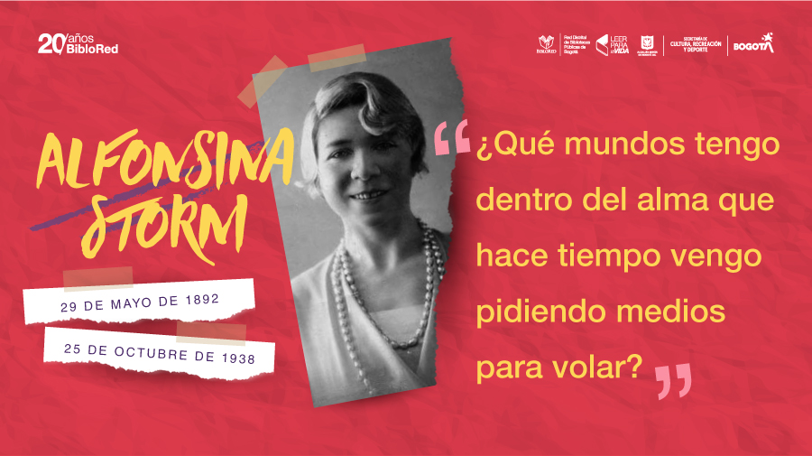 BibloRed conmemora a la gran poetisa Alfonsina Storni