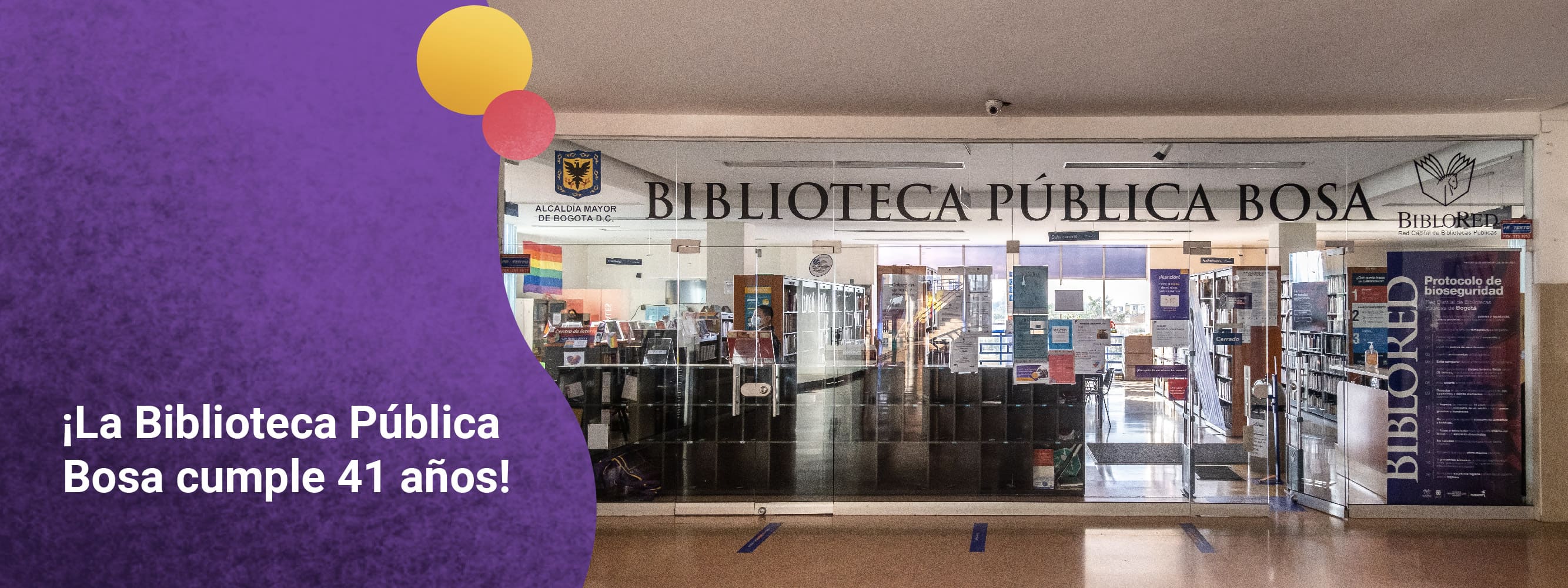 ¡La Biblioteca Pública Bosa cumple 41 años!