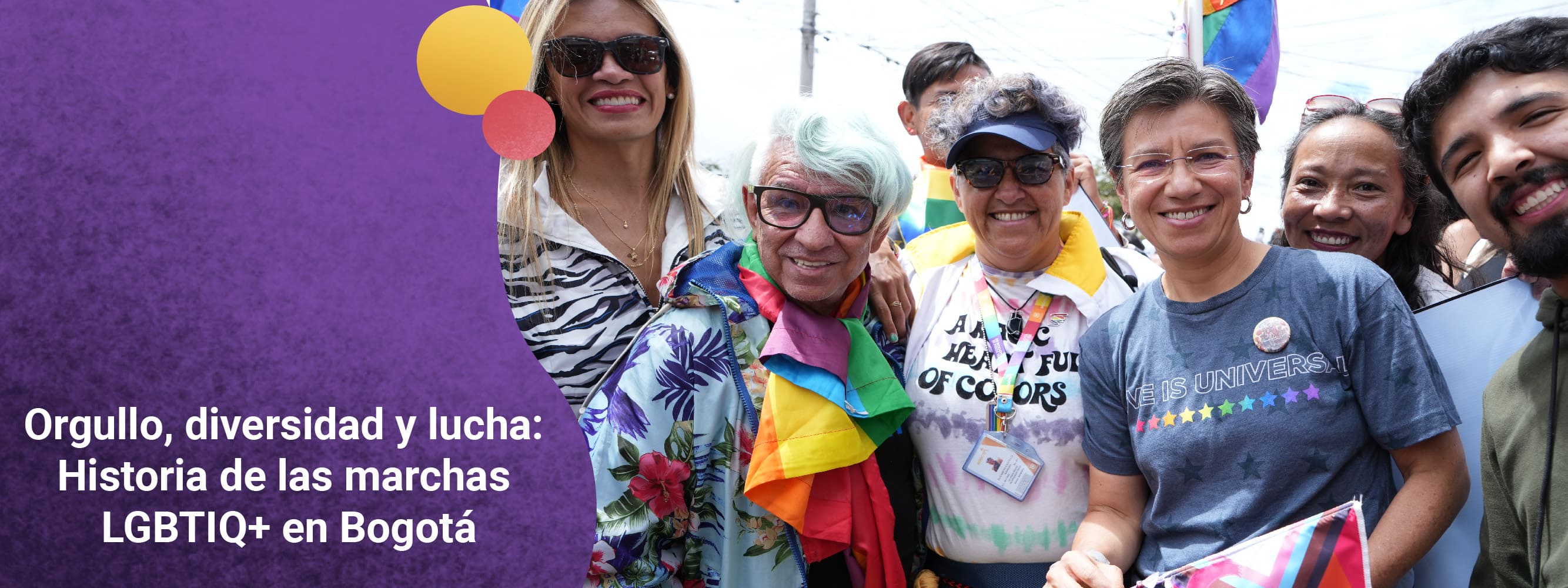 Orgullo, diversidad y lucha: Historia de las marchas LGBTIQ+ en Bogotá
