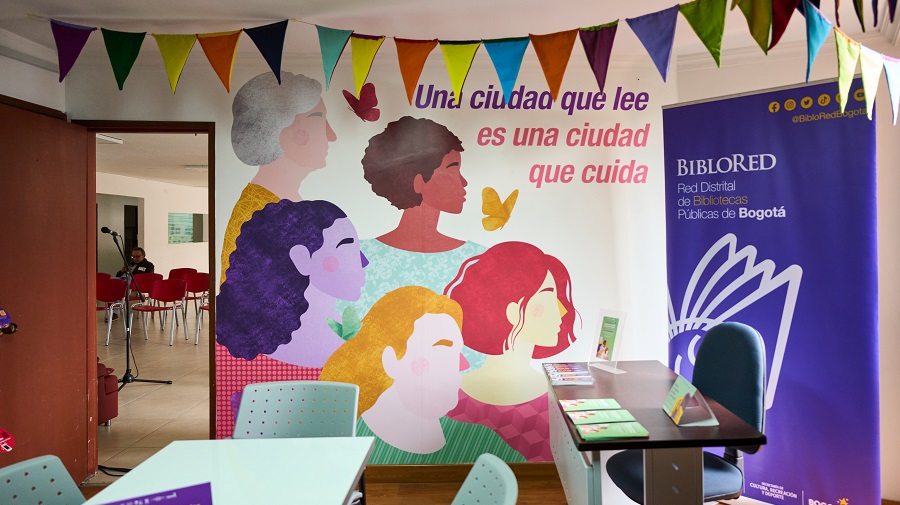 Sala de Lectura Manzana del Cuidado del Centro de Bogotá