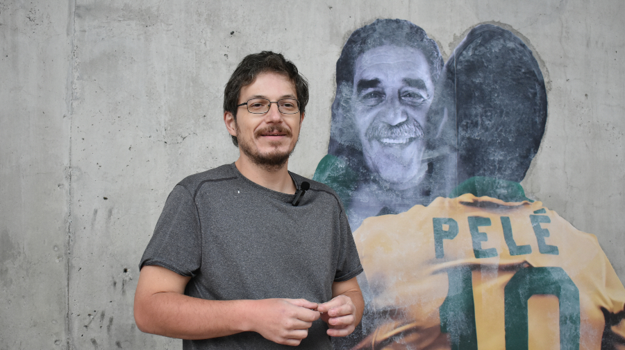"Pelé Besuquero" en la Biblioteca Pública Gabriel García Márquez - El Tunal