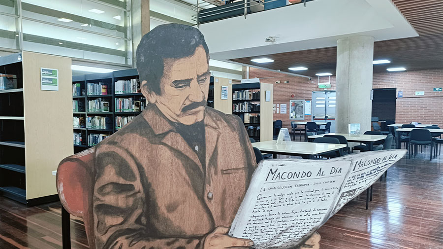 Gabriel García Márquez en la Biblioteca Pública El Tunal