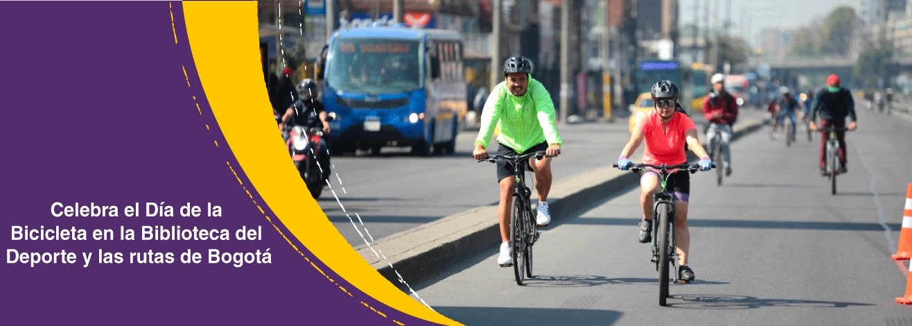 Celebra el Día Mundial de la Bicicleta conociendo la Biblioteca del Deporte y las mejores rutas ciclísticas de Bogotá